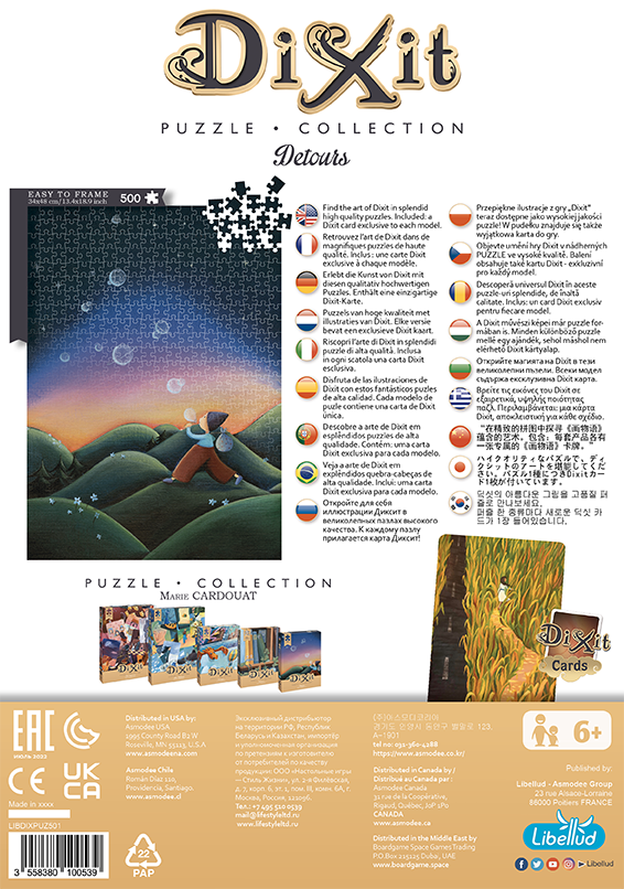 Dixit Puzzle - Detours 500pc